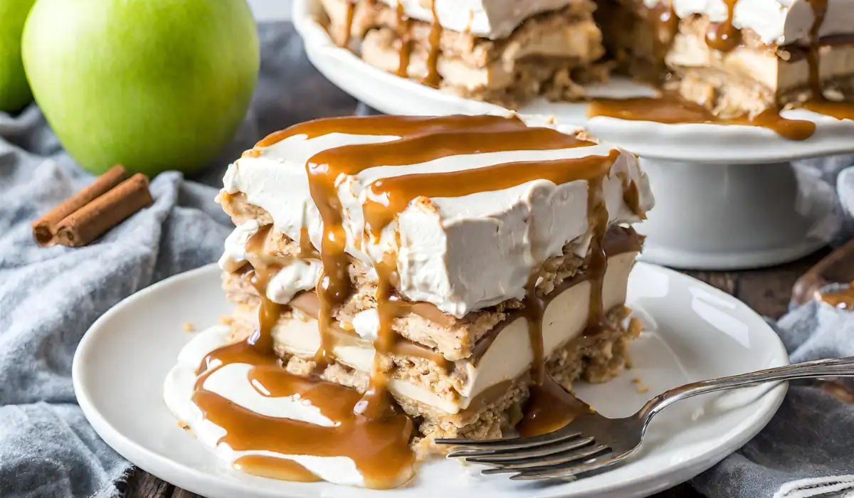 Caramel Apple Icebox Cake