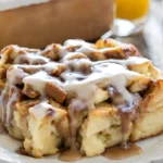 Cinnamon Roll French Toast Casserole Crock Pot