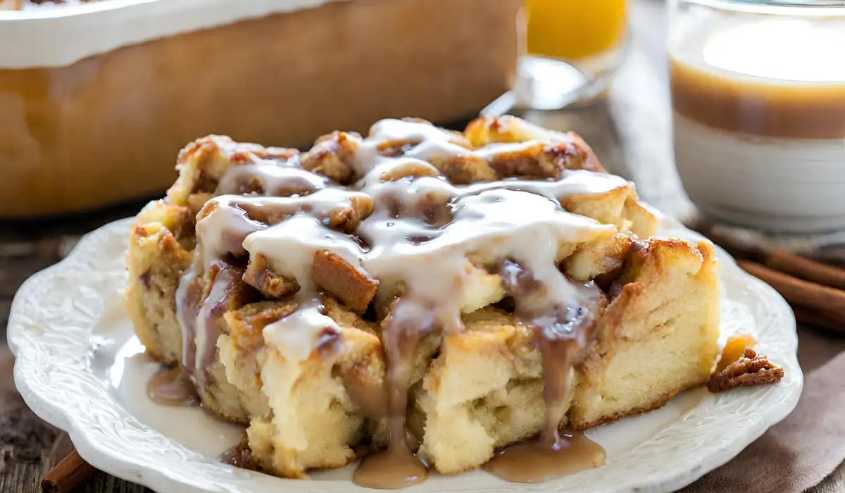 Cinnamon Roll French Toast Casserole Crock Pot