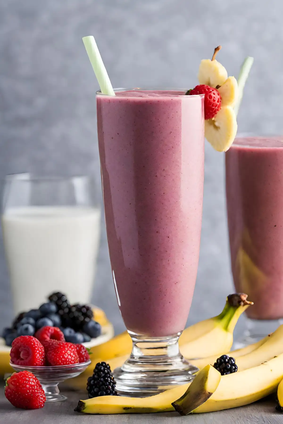 Detailed Recipe and Nutrition Information for Banana Berry Treat Smoothie