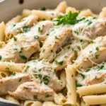 Garlic Parmesan Chicken Pasta Recipe