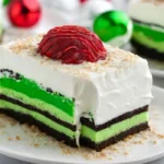 Grinch Layered Dessert (Grinch Lush)